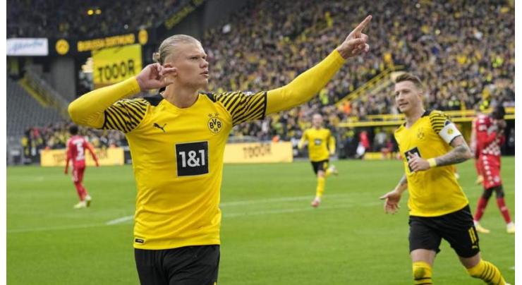 Haaland scores on return as Dortmund go top in Germany
