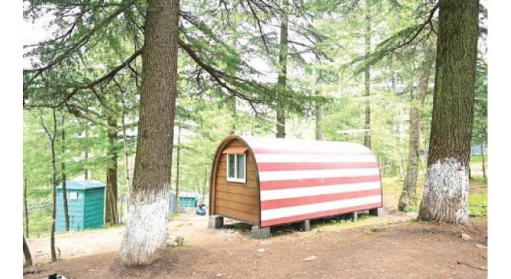 TDCP's glamping pods new attraction for tourists in new Murree, Patriata
