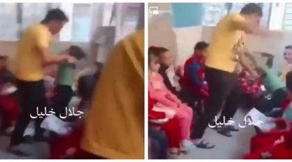 القبض علی مدرس مصري یعتدي علی طالب ضربا أثناء تلقیہ الدرس