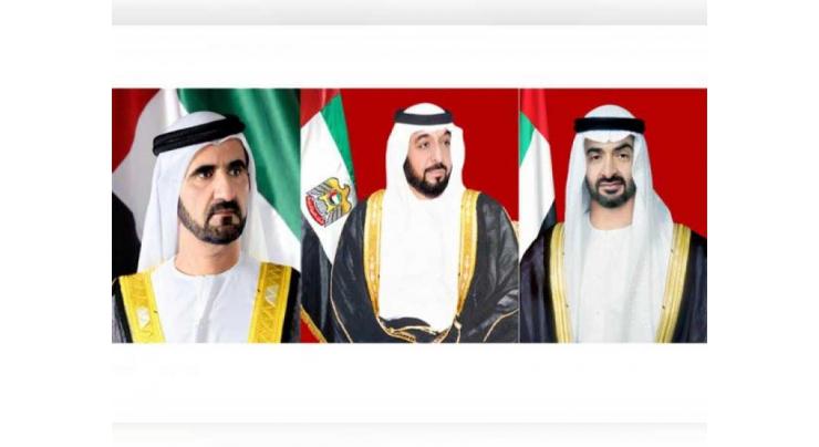 UAE leaders receive congratulatory messages onUAE&#039;s 50th National Day