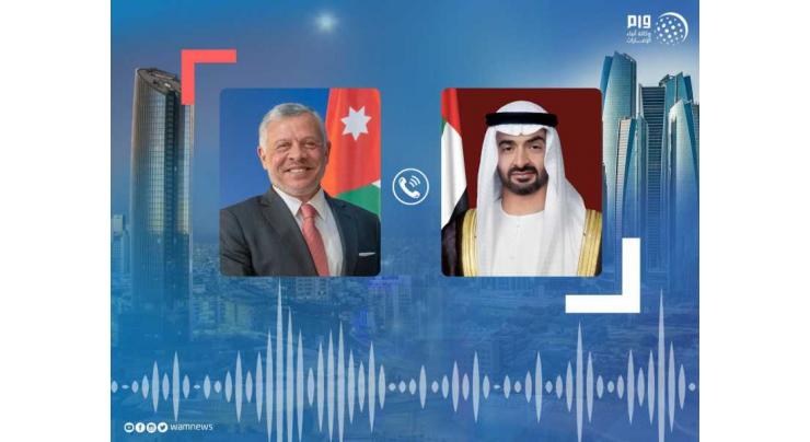 Mohamed bin Zayed receives phone call from King of Jordan
