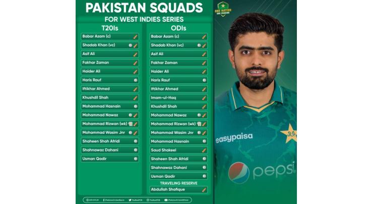 Pakistan squads for West Indies series, Asia Cup and U19 World Cup announced