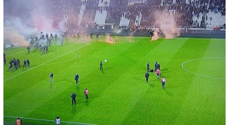 Greek Super League fines PAOK for fan violence
