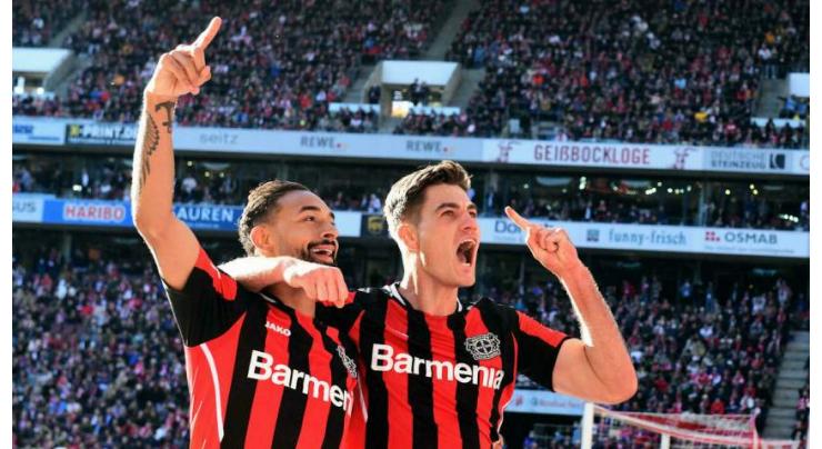 Schick grabs four goals as Leverkusen put seven past Fuerth
