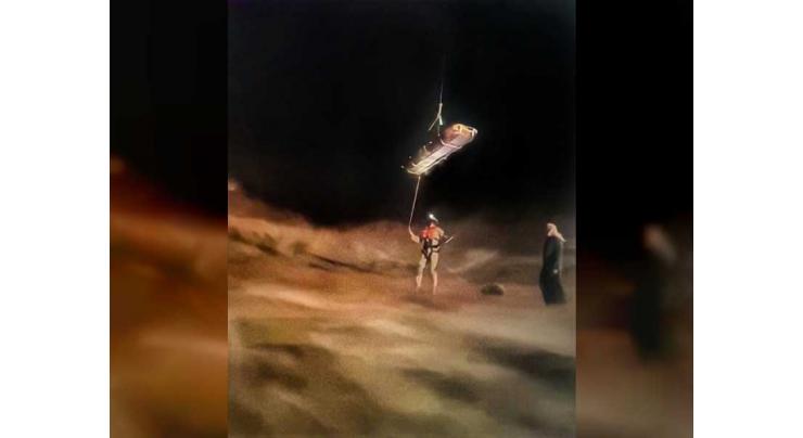 NSRC, Abu Dhabi Police rescue injured Iranian woman in Al Ain desert