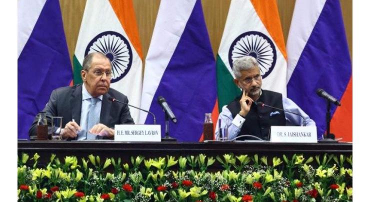 Russian, Indian Foreign Ministers Hold Talks in New Delhi After Pandemic Pause