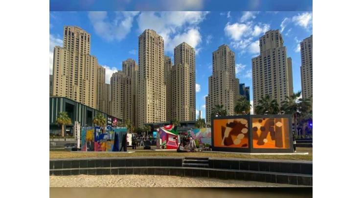 Russian artists create modern street art, graffiti objects in Dubai