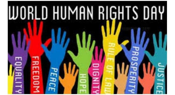 Week long activities in Sindh in connection with human rights day
