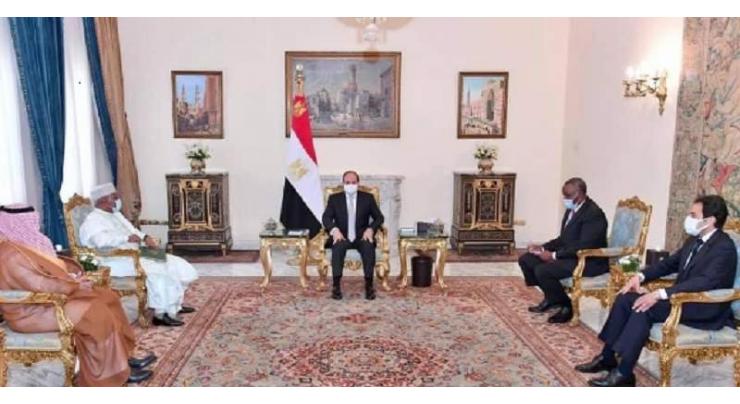 President Abdel Fattah El-Sisi Receives OIC Secretary General at the Presidency in Cairo