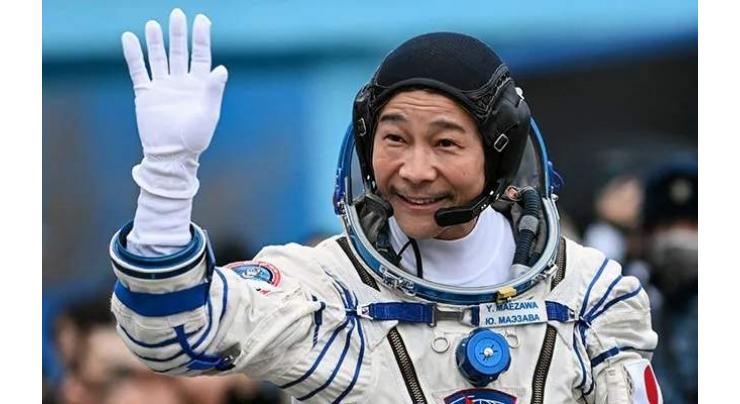 Japanese billionaire arrives at ISS
