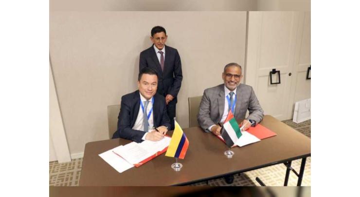 UAE, Colombia sign MoU to strengthen air transport relations