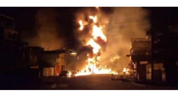 At least 50 killed in Haiti gas tanker explosion
