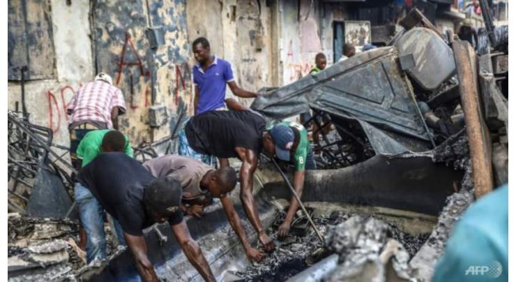 Death toll from Haiti truck explosion rises to 90
