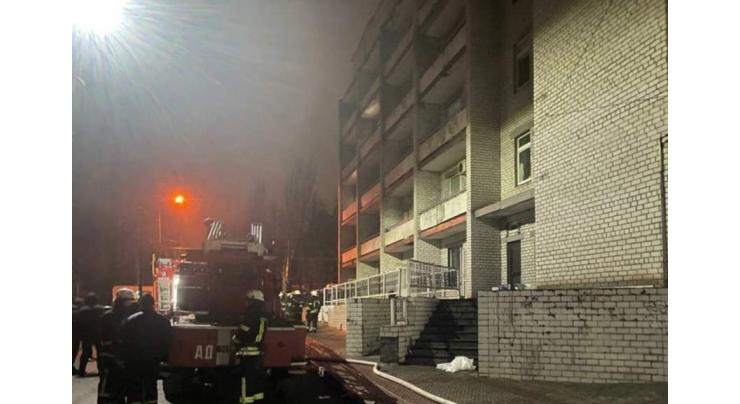Ukraine hospital candle fire kills three
