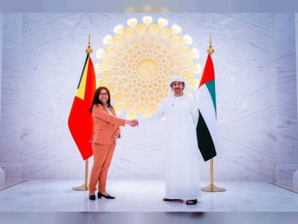 Abdullah bin Zayed receives Minister of Foreign Affairs of East Timor at Expo 2020 Dubai