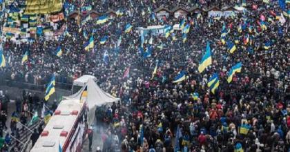 Ukrainians Stage Anti-Government Protest in Kiev