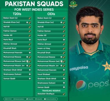 Pakistan squads for West Indies series, Asia Cup and U19 World Cup announced