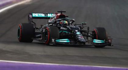 Hamilton fastest in opening practice in Saudi Arabia

