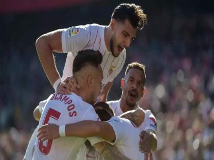 Sevilla move into second after edging past Villarreal
