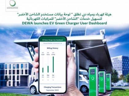 DEWA launches EV Green Charger User Dashboard