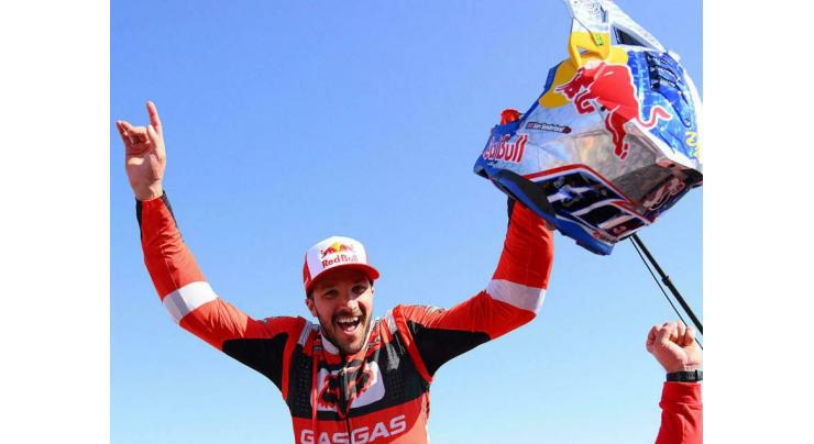 Britain's Sunderland wins Dakar Rally motorbike title for second time
