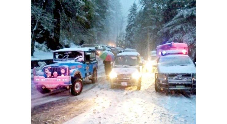 CTO reviews traffic arrangements at Murree ahead of expected snowfall
