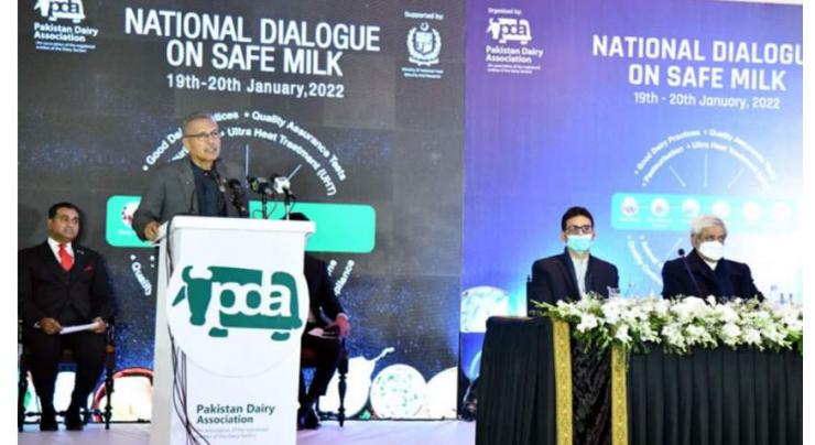 President asks for modern technology to enhance production of safe milk