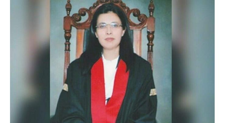 Farewell ceremony held for Justice Ayesha A Malik
