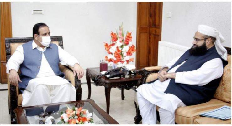 Tahir Ashrafi meets CM Buzdar
