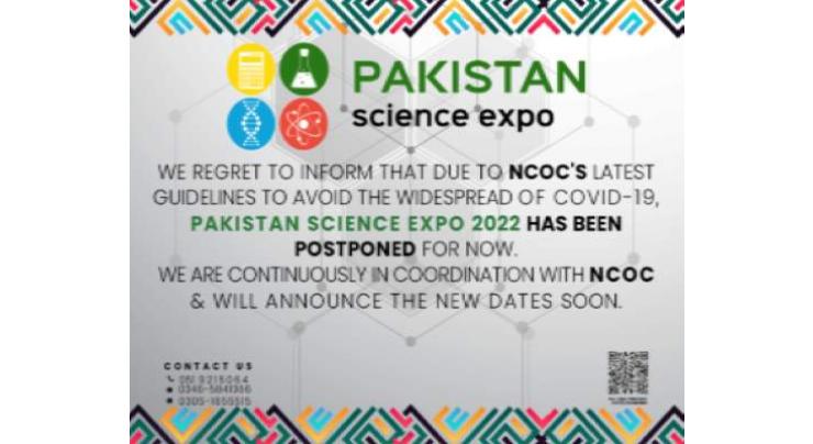 Pakistan Science Expo postponed due to COVID-19
