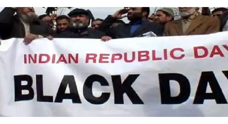 Kashmiris mark Indian Republic Day as Black Day
