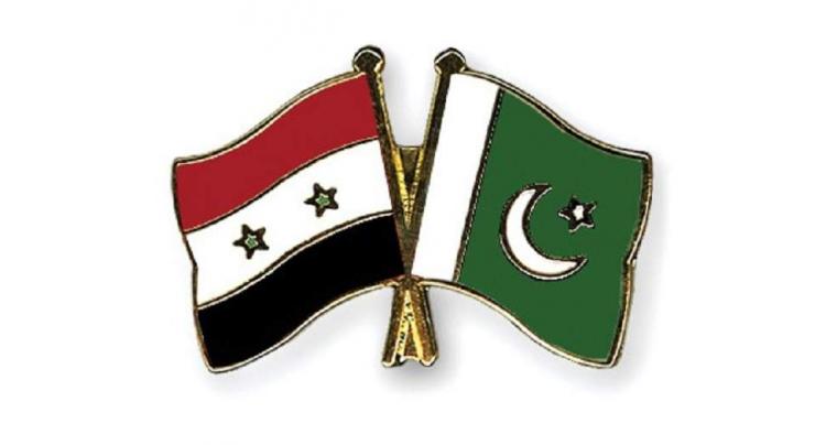 Syria wants stronger trade, economic ties with Pakistan: Envoy
