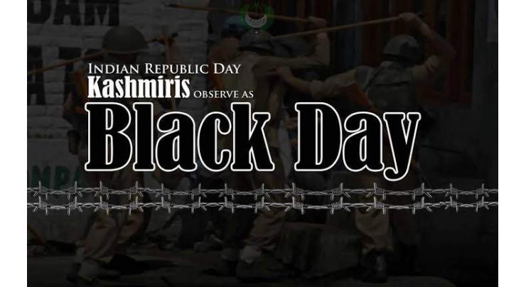 Kashmiris observe Indian Republican Day as black day
