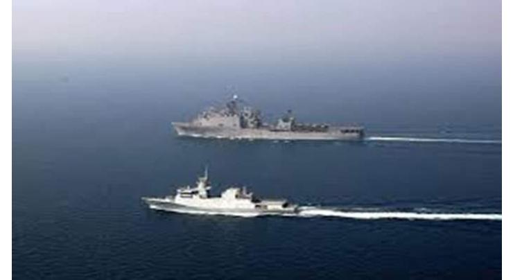 US Naval ships Whirwind, Squall arrive at Karachi port