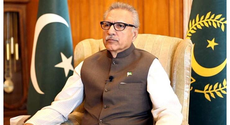 President Alvi says his philosophy of real peace is empathy & kindness
