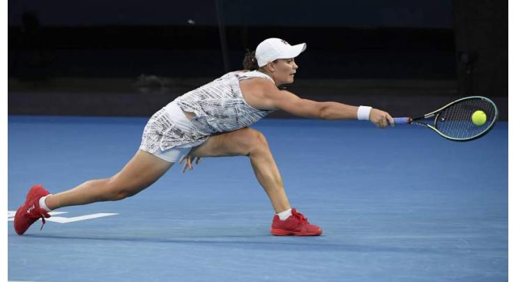 Barty wins first set in Australian Open final
