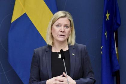 Sweden's PM tests positive for Covid
