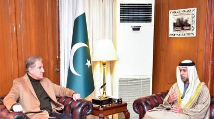 وزیر خارجیة باکستان یستقبل سفیردولة الامارات لدی اسلام آباد
