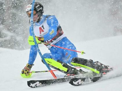Italy's Vinatzer in pole for Kitzbuehel slalom
