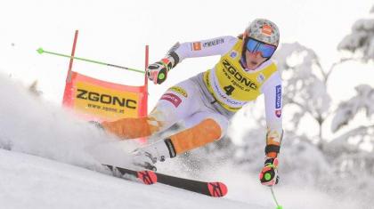 Fast-finishing Vlhova dominates first run in Kronplatz slalom
