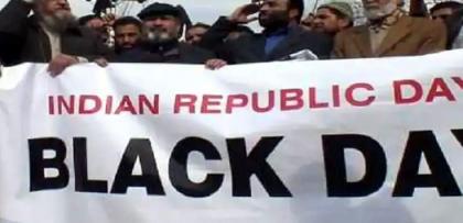 Kashmiris mark Indian Republic Day as Black Day
