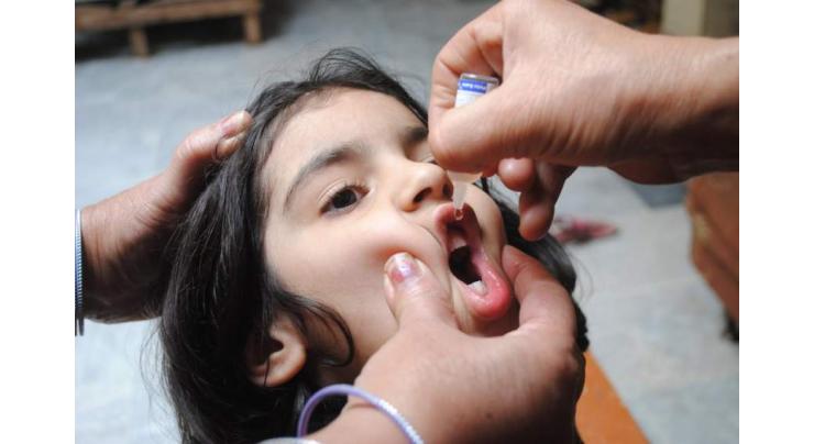 527,355 children to be administer polio vaccine in Sargodha

