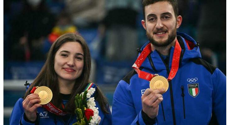 Italy's tiny curling community rejoices at Olympic triumph
