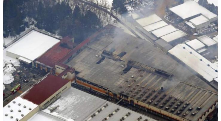 Five dead in fire at Japan rice cracker factory
