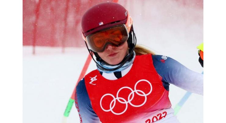 Switzerland's Gisin retains Olympic combined title, Shiffrin out
