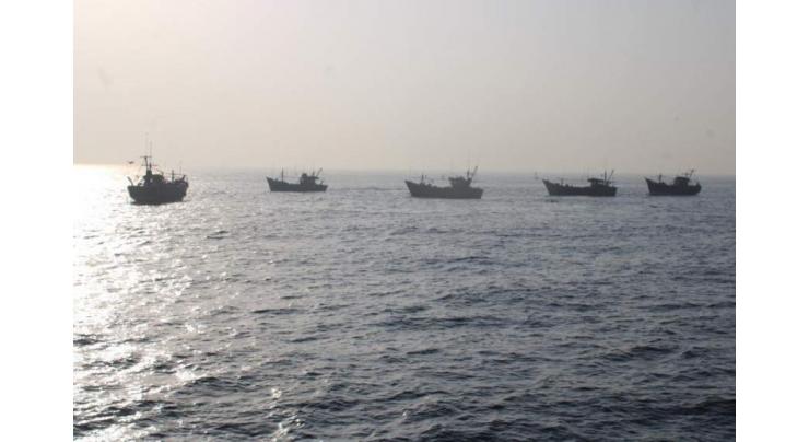 PMSA apprehends Indian fishermen poaching in Pakistani waters
