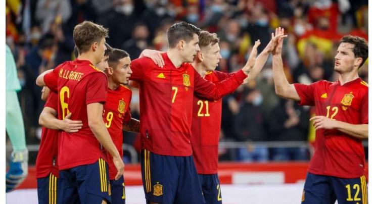 Spain thrash Iceland in friendly
