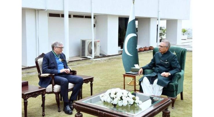 Bill Gates writes to President Alvi; lauds commitment for polio-free Pakistan
