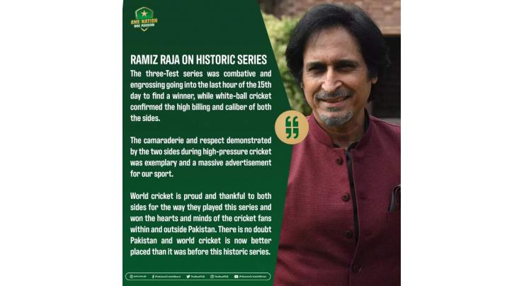 Ramiz Raja congratulates Australia and Pakistan cricket teams