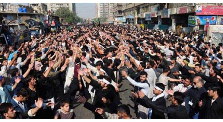 Main procession of Youm-e-Ali ended peacefully
